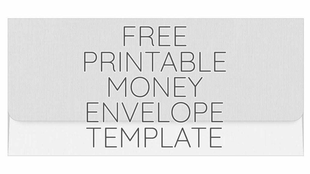 printable money envelope free printables online